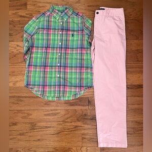 Boys Ralph Lauren Polo Outfit-M/L